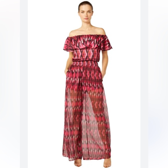 NWT Misa Los Angeles Graziela Off Shoulder Top and Bottom Set - Picture 1 of 11
